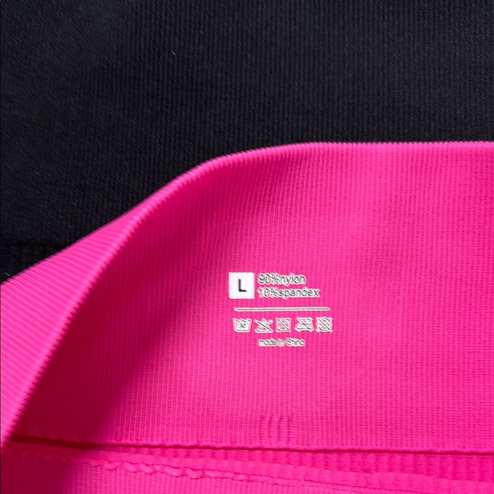 Women's Bike Shorts - Black and Pink 2 pieces - Picture 5 of 5
